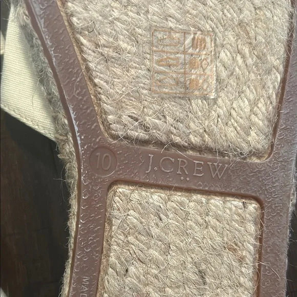 J. Crew Women's White Espadrille Flats - Picture 3 of 4